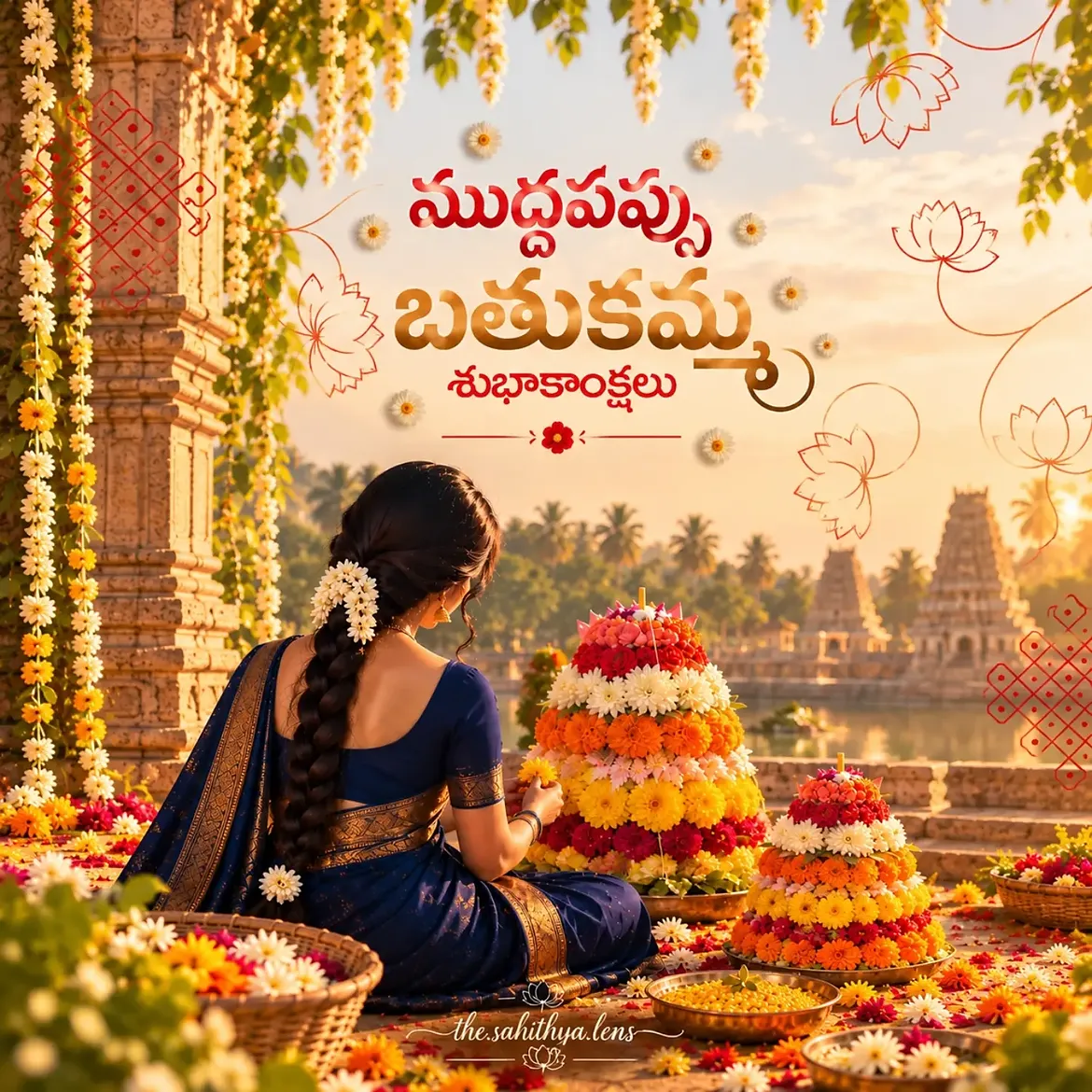 Muddapappu Bathukamma (Day 3)