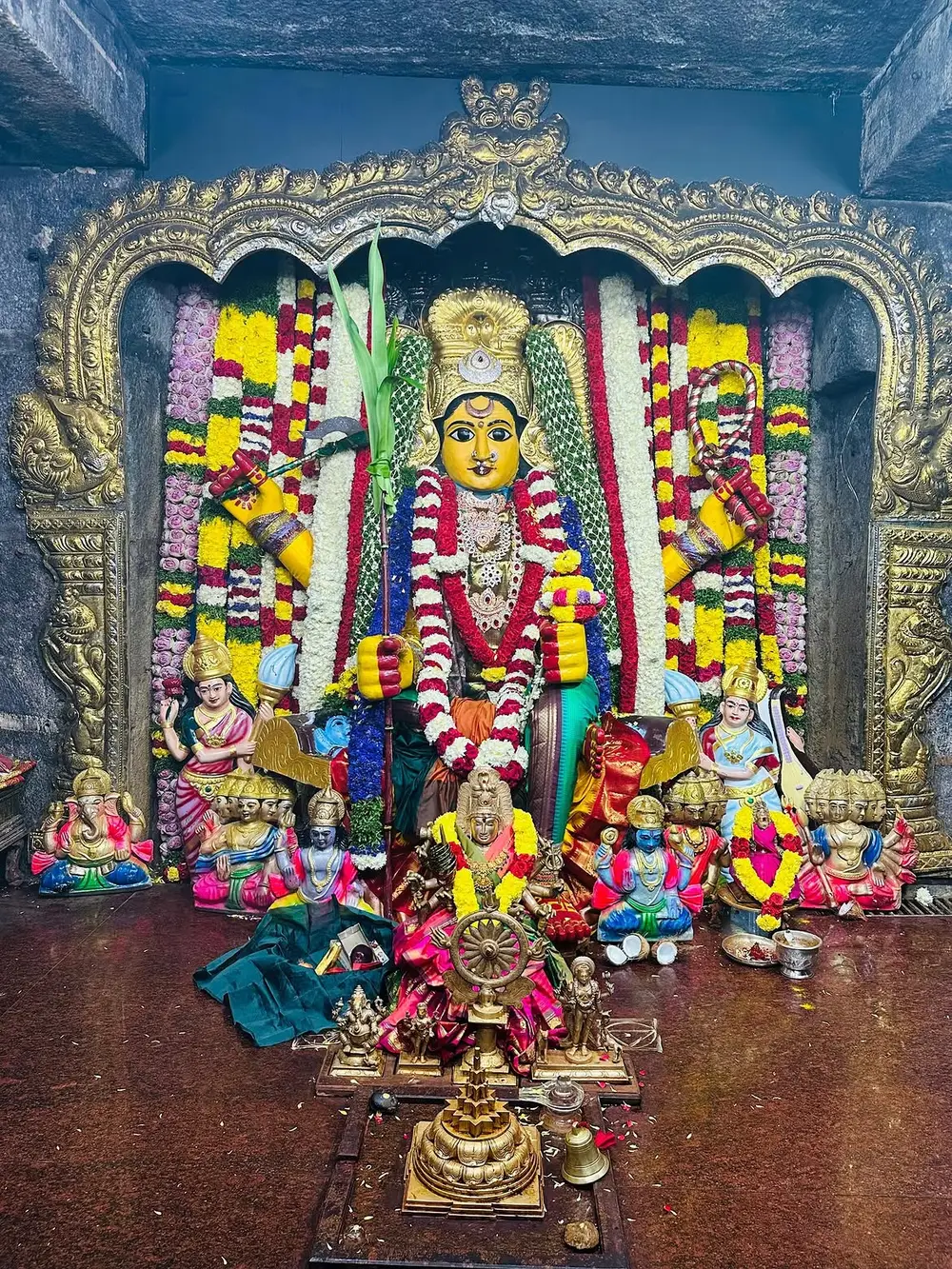 Bhadrakali Navaratri, Day 5 (Lalitha Panchami): Lalitha Maha Tripura Sundari Alankaram